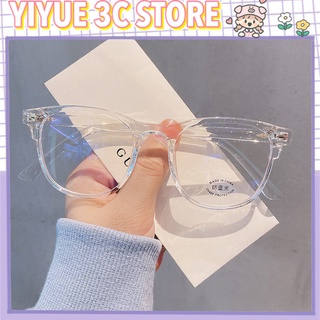 Mắt kính 0 độ bảo vệ mắt chống bức xạ máy tính dành cho nam và nữ gọng tròn chống ánh sáng xanh thời trang retro sành điệu YKD