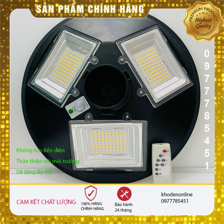 Đèn năng lượng mặt trời UFO chiếu sáng sân vườn, công viên