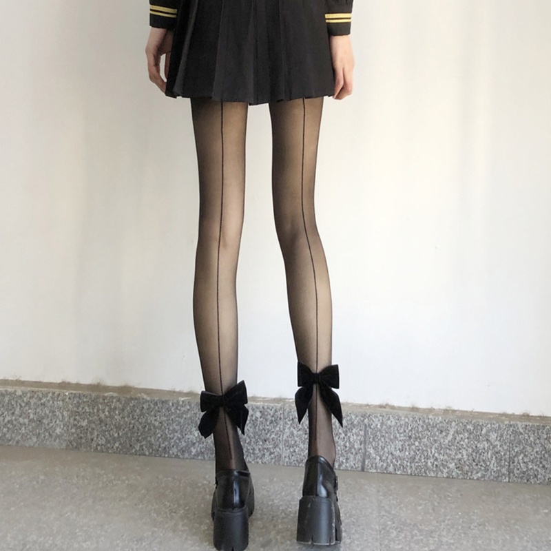 Youyo Vớ Ống Cao Qua Gối Phối Nơ Phong Cách Lolita Nhật Bản Quyến Rũ Cho Nữ