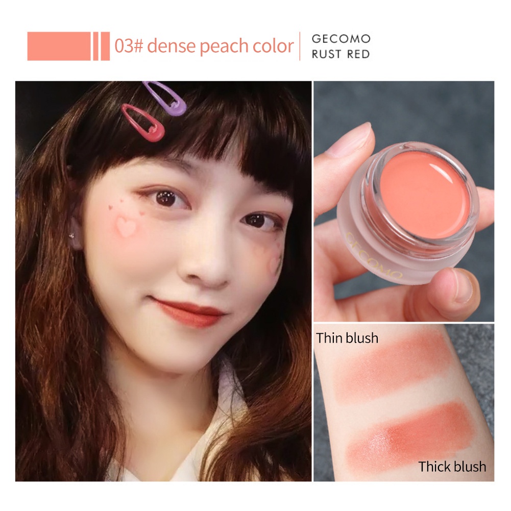 (Hàng Mới Về) Kem Đánh Má Hồng Dạng Thạch Dưỡng Ẩm Tự Nhiên Màu Trắng Cho Nữ | BigBuy360 - bigbuy360.vn