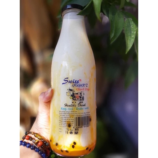 Chai thuỷ tinh đựng sữa 1 lít (1000ml) [CHỈ GIAO NOWSHIP]