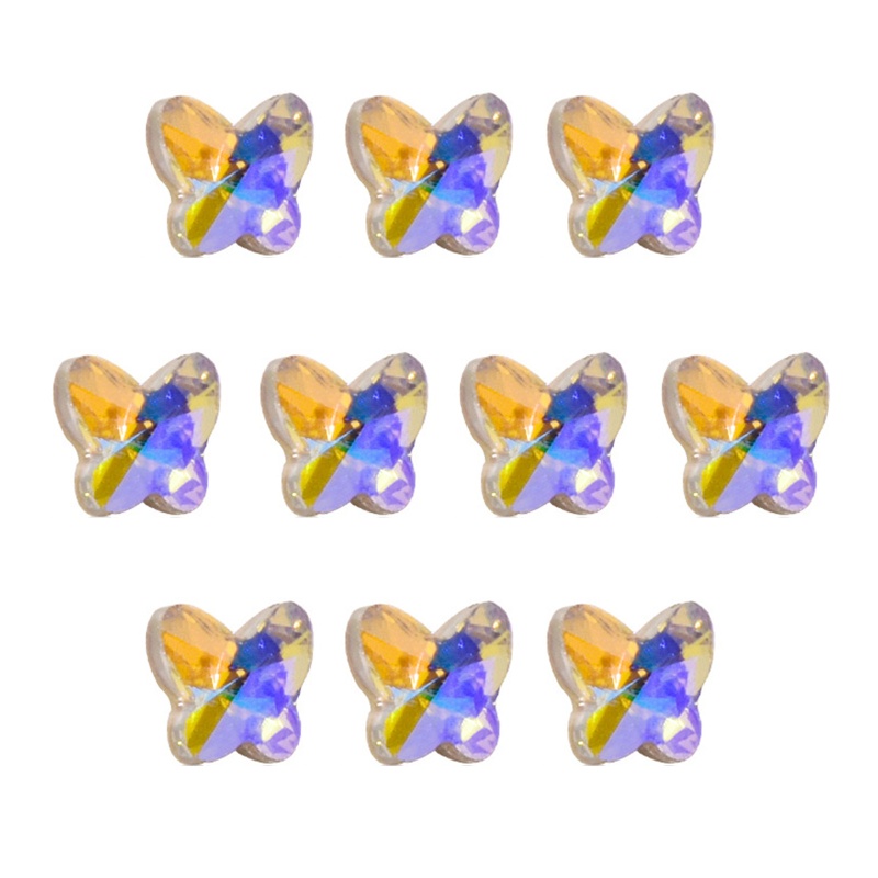 Set 10 Hạt Đá Pha Lê 3D Nhiều Màu Đính Móng Nghệ Thuật