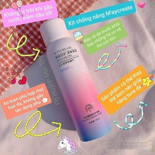 Xịt chống nắng Maycreate - Nội địa trung