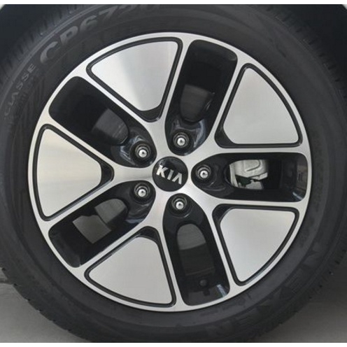 1 Nắp Chụp Trục Bánh Xe Hơi Kia K2 K3 K5 Màu Đen / Bạc 60mm