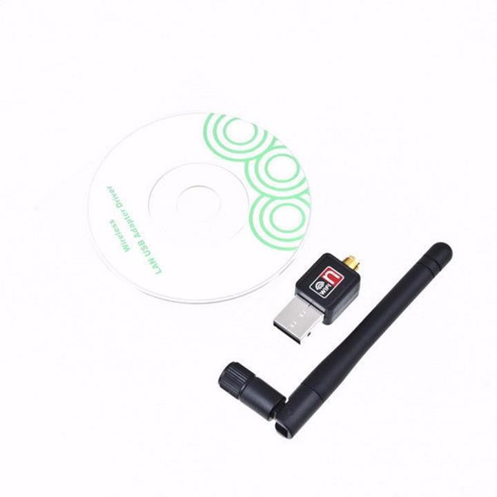 [flash sale] USB THU WIFI 802 CÓ RÂU, CÓ KÈM ĐĨA DRIVER [giá gốc]