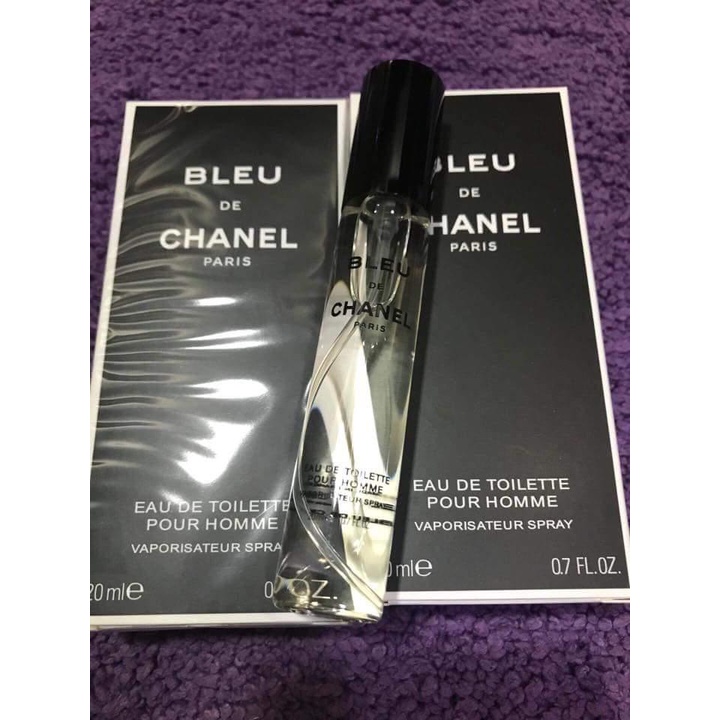 Nước Hoa Nam mini BLEU DE CHANEL 20ml. Nước hoa thơm lâu Lưu hương trên 8h, Mùi hương lịch lãm, Sang trọng!