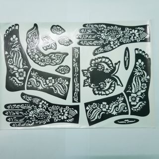 Khuôn vẽ henna Tay chân