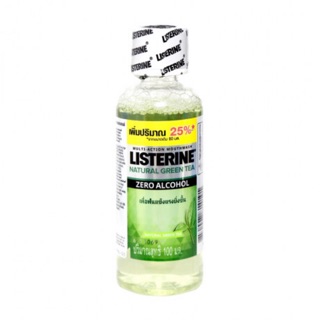 Nước súc miệng không cồn hương trà xanh Listerine Natural Green Tea (100ml)
