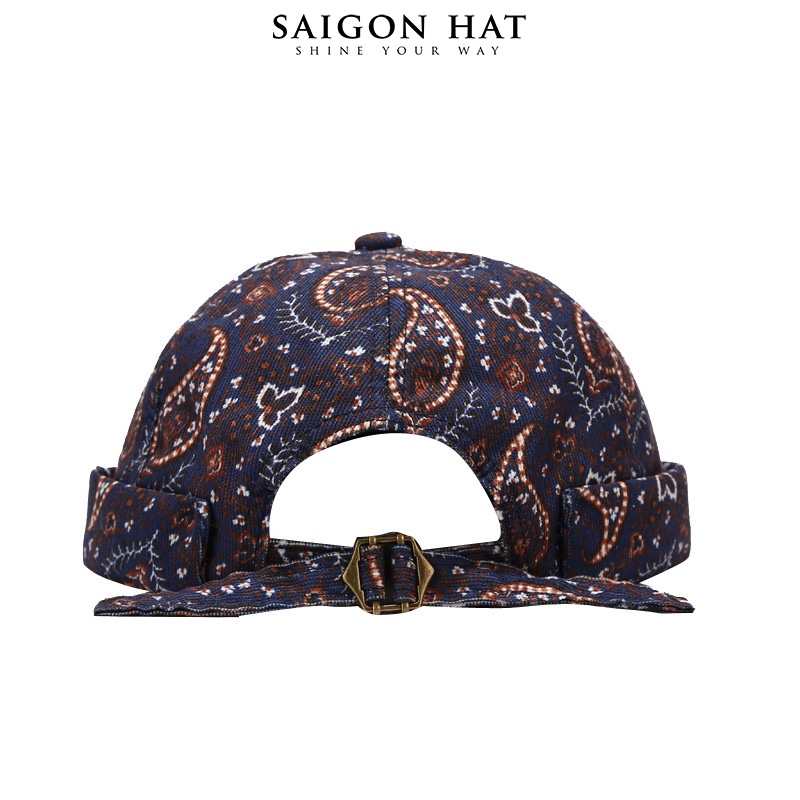 Mũ nón tròn miki hat nam nữ nồi không vành hoạ tiết thổ cẩm form đẹp beanie phong cách vitage retro SAIGON HAT
