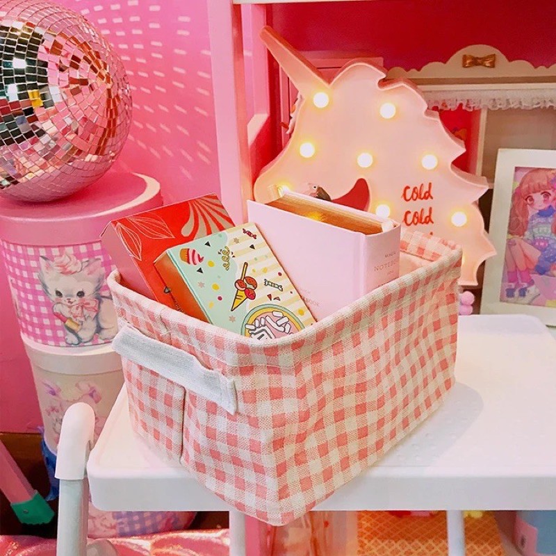 MS151 Rổ vải đựng đồ gấp gọn có quai