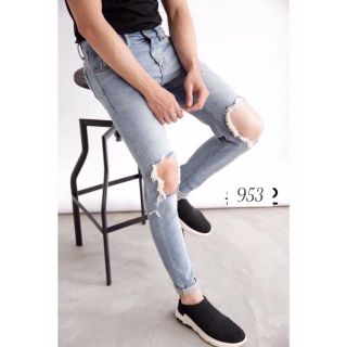 Quần jean nam mẫu mới rách cá tính 953