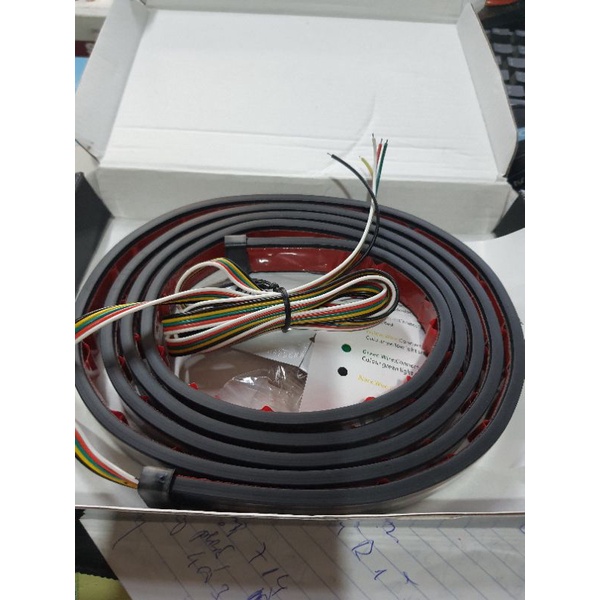 Dây led xương cá 2m; 2m2, 2m4 1,2m điện 12v 24v chung cực đẹp , bản to lắp sau xe tải, xe hơi, xe ba gác, xe khách