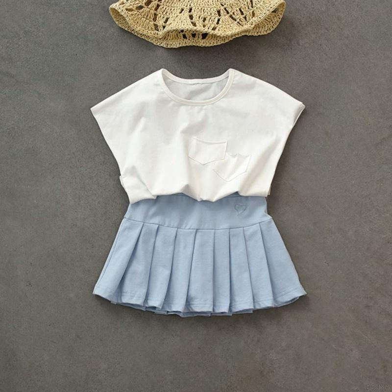 Chân váy bảo hộ vải cotton mỏng thời trang cho bé gái