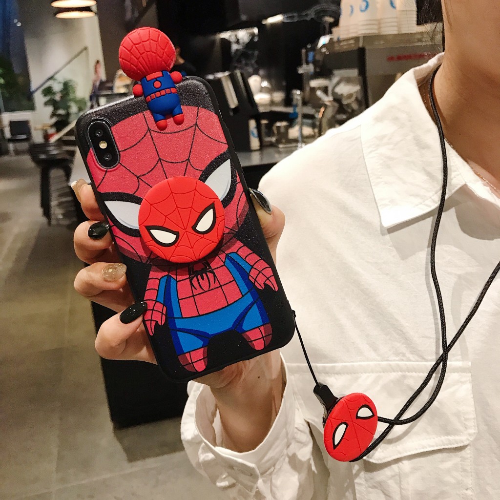 Ốp điện thoại họa tiết Spiderman Batman 3D cho 	 Samsung A10 A10s A20 A30 A30s A50 A50s A70 A51 A71 S7 Edge S8 Plus S9 Plus S10 Plus S10e S20 Ultra S20 Plus Note 9 Note 10 Note 10+ Plus