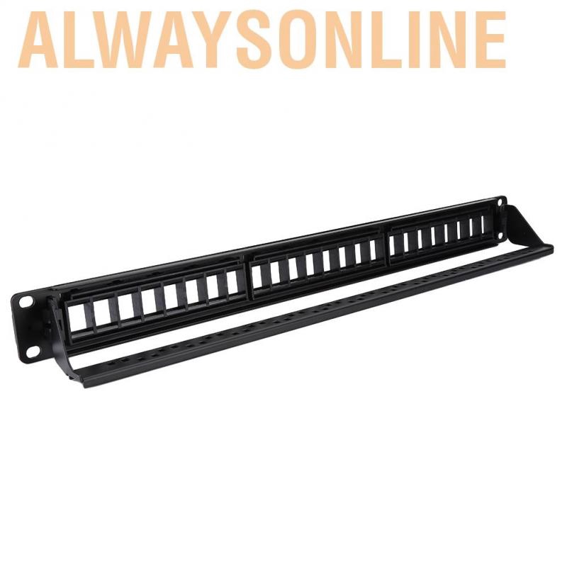 Giá Đỡ Dây Cáp Mạng Alwaysonline 24 Cổng 19inch Cat6