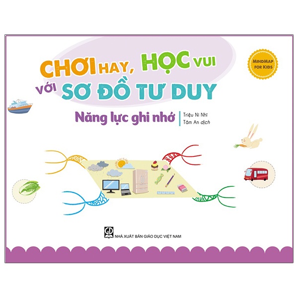 Sách Mindmap For Kids - Chơi Hay, Học Vui Với Sơ Đồ Tư Duy - Năng Lực Ghi Nhớ