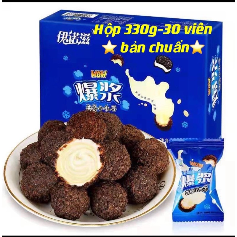 Hộp 330g✔️ Socola nhân chảy hót tik tok 3l lớp