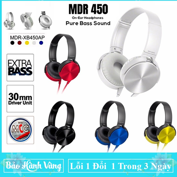 Tai nghe chụp tai Extra Bass XB450AP âm thanh chuẩn càng nghe càng hay 📌📌📌 Tai nghe chụp tai giá rẻ 2021