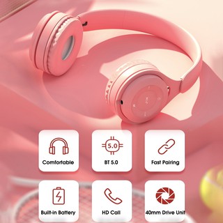 Tai Nghe Bluetooth Mini Màu Macaron Thời Trang