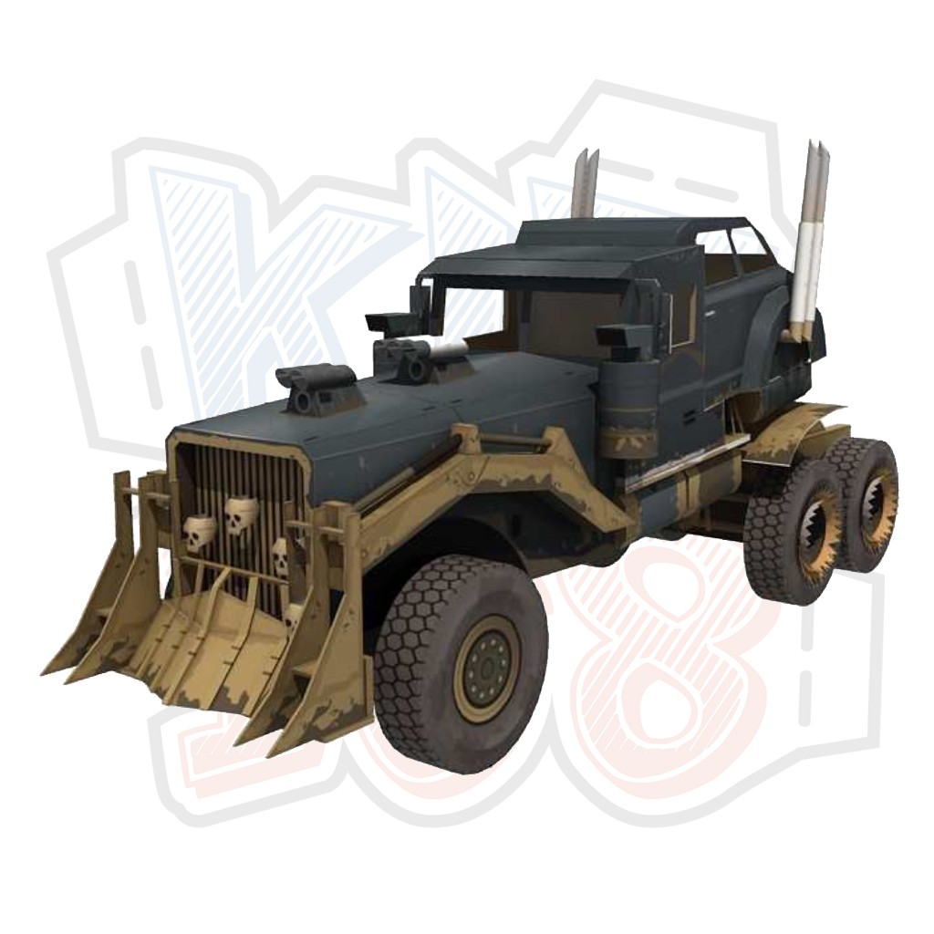 Mô hình giấy Anime Game xe War Rig - Mad Max