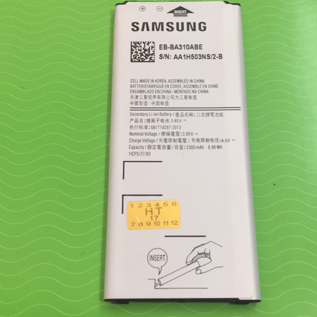 Pin sam sung A310