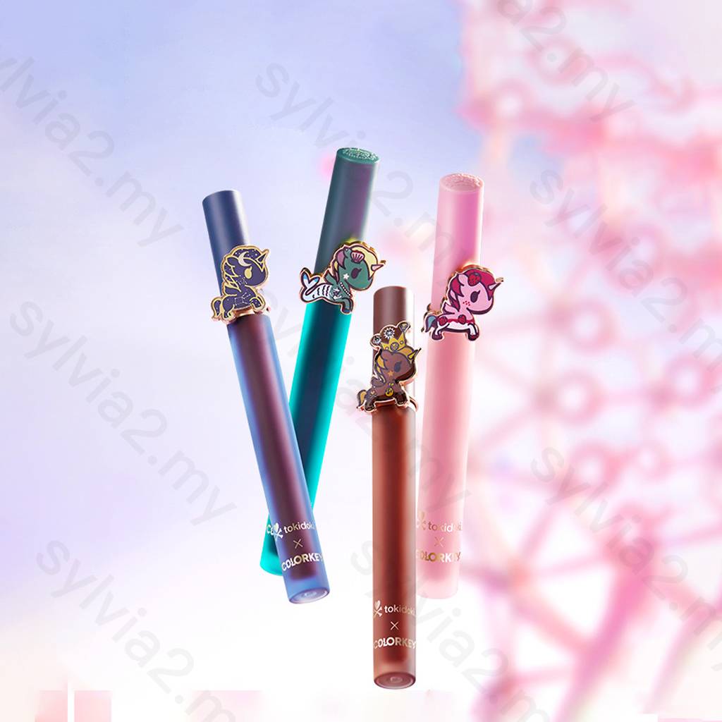 [Hàng mới về] Son kem lì TOKIDOKI X COLORKEY mềm mịn như nhung trang điểm cho môi