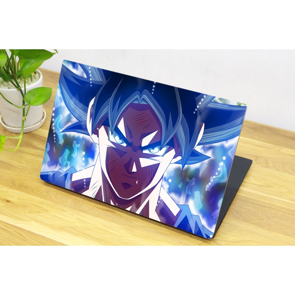 Skin Laptop In Hình Son Goku Vô Cực Dành Cho Các Dòng Máy Dell Hp Asus Msi Acer Lenovo Macbook Theo Yêu Cầu