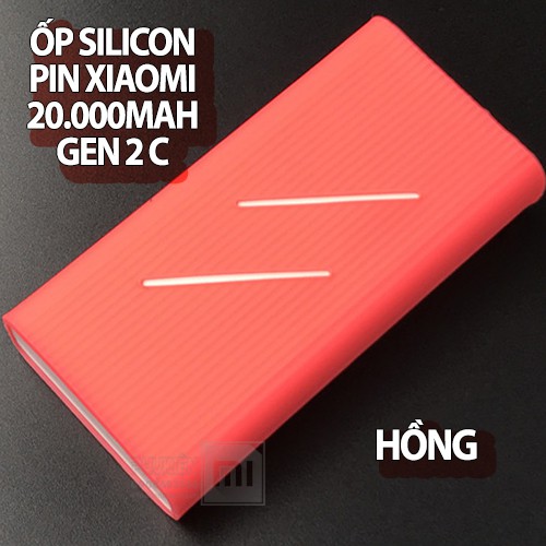 FREESHIP ĐƠN 99K_Bao ốp silicon dành cho Pin sạc dự phòng Xiaomi 20000mAh Gen 2C