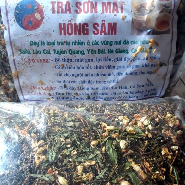 Trà sơn mật hồng sâm (1kg ) mát gan giúp tiêu hóa tốt, thanh lọc cơ thể