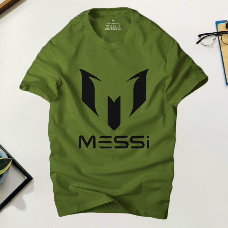 Áo thun nam Messi phong cách thần tượng cá tính ,chất liệu cotton 4 chiều thoáng mát