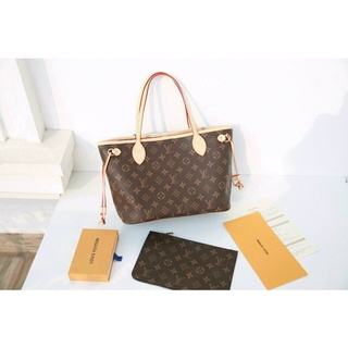 Túi lv neverful hoạ tiết size