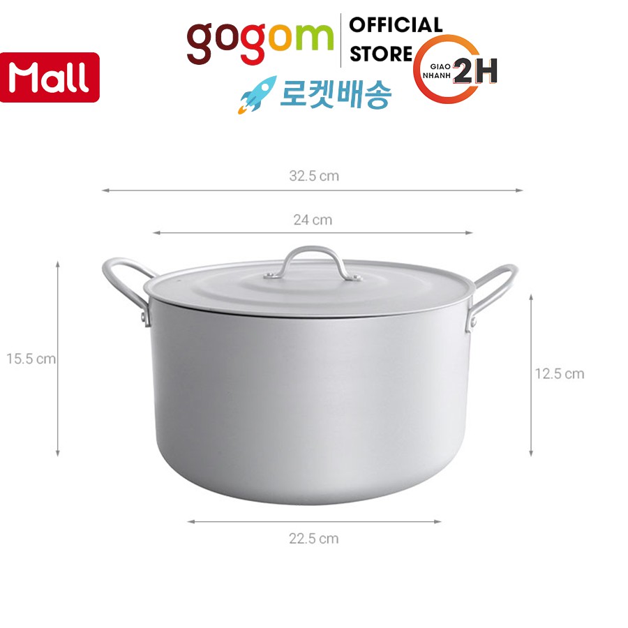 Nồi nhôm oxy hóa mềm 24 cm Supor HIME84 GOG624