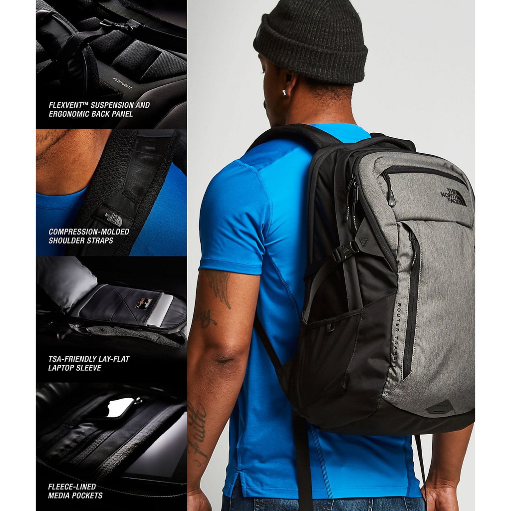 Balo The North Face Router Transit 2016 Màu Xám