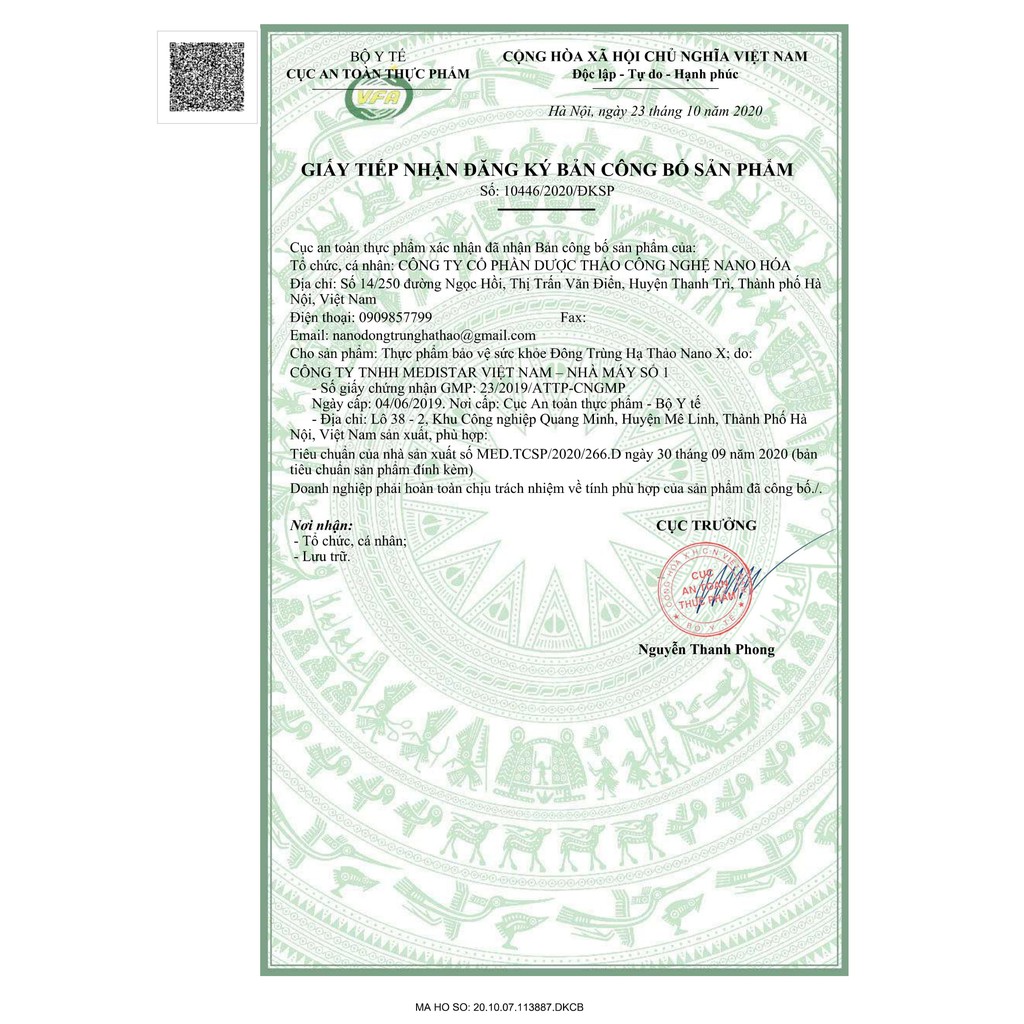 Nano X – Viên sinh lý Đông Trùng Hạ Thảo Dành Cho Nam Giới - Hộp 10 Viên | BigBuy360 - bigbuy360.vn