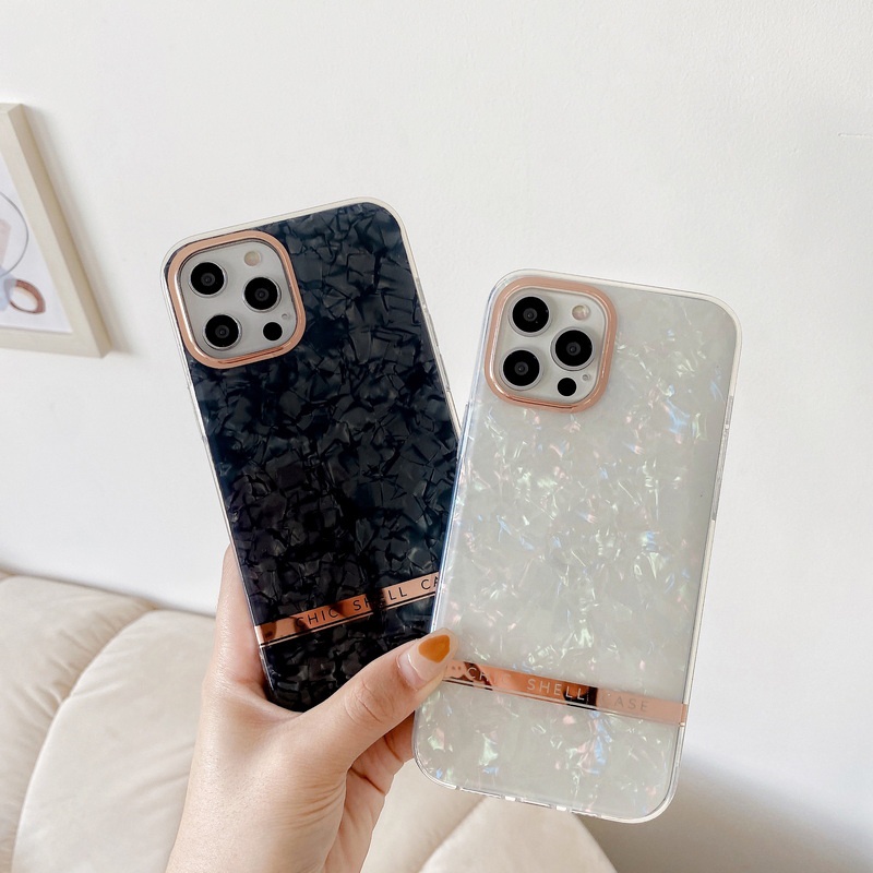 Sang Trọng Ốp Điện Thoại Cứng Trong Suốt Chống Sốc Cho iphone 15 14 13 12 11 pro max x xr xs 8 7 plus + se 2020