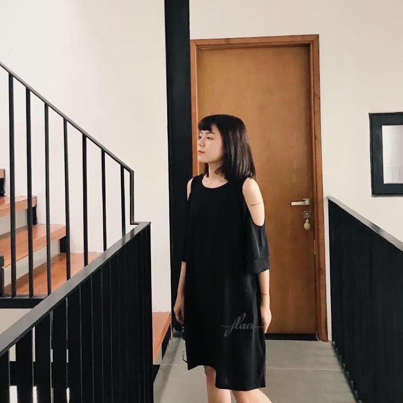 Đầm fleur studio khoét vai (pass Dottie Libe fleur)