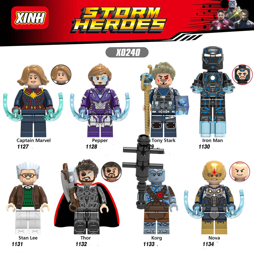 Minifigures Các Nhân Vật Siêu Anh Hùng X0240