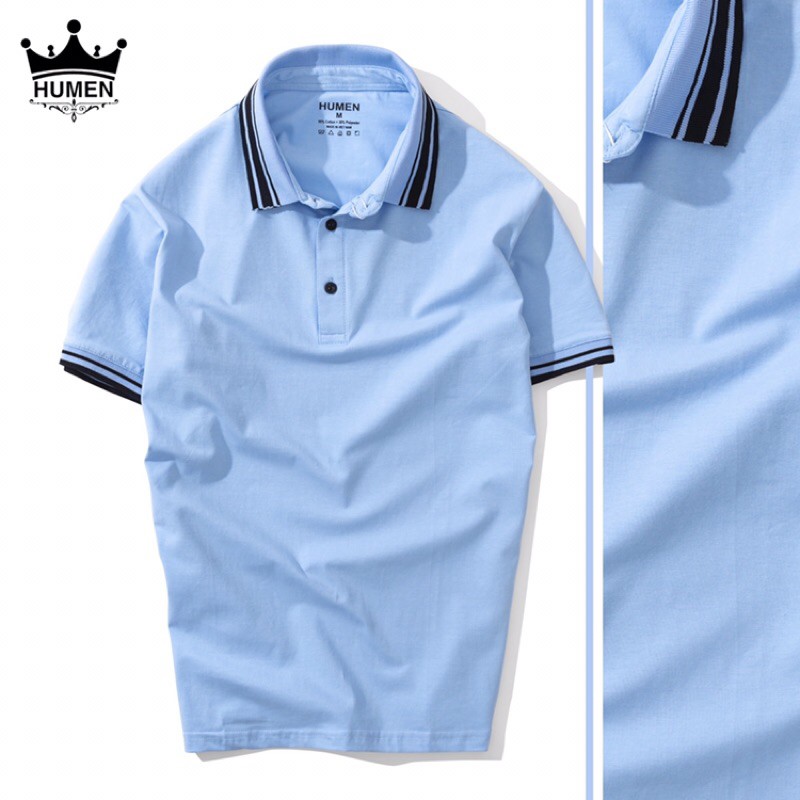 Áo Thun Nam Có Cổ Humen - Chất Cotton Mềm Mát,Co Giãn,Fom Regular Fit Trẻ Trung,Năng Động (Sale #149k Khi Mua Từ 2sp) | BigBuy360 - bigbuy360.vn