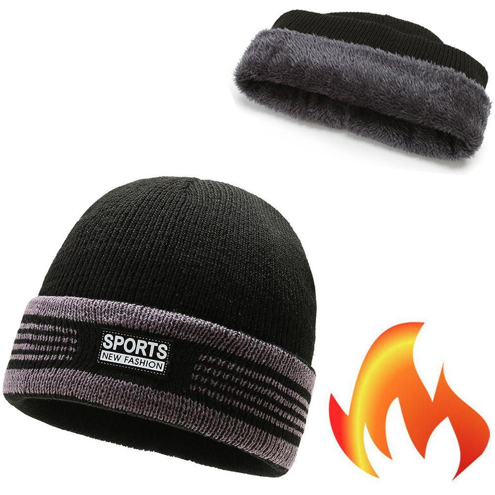 Mũ Slouchy Vải Lông Ấm Áp Cho Nam Và Nữ