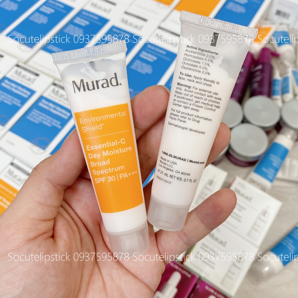 [Murad Chính Hãng] Kem Dưỡng Kiêm Chống Nắng Murad Essential-C Day Moisture SPF 30 +++