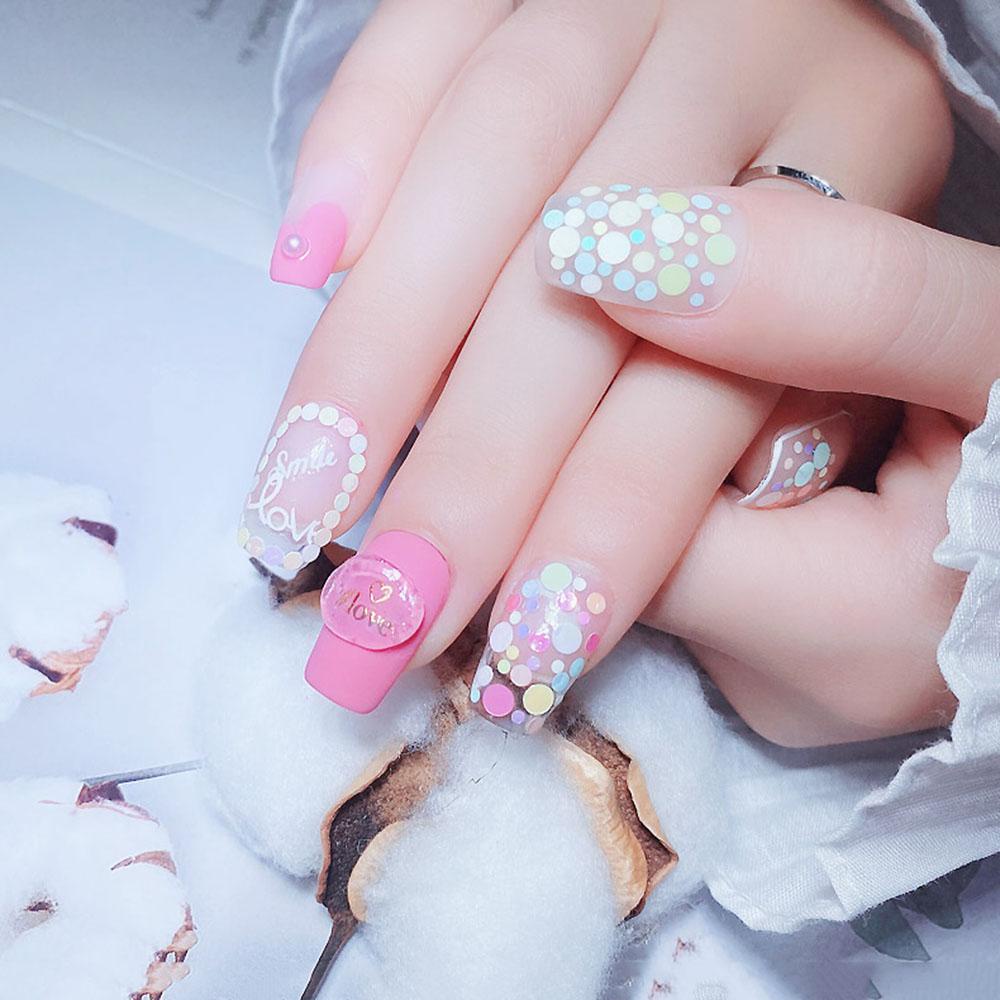 Phụ Kiện Kim Tuyến Lấp Lánh Nhiều Màu Sắc Dùng Trang Trí Móng Tay