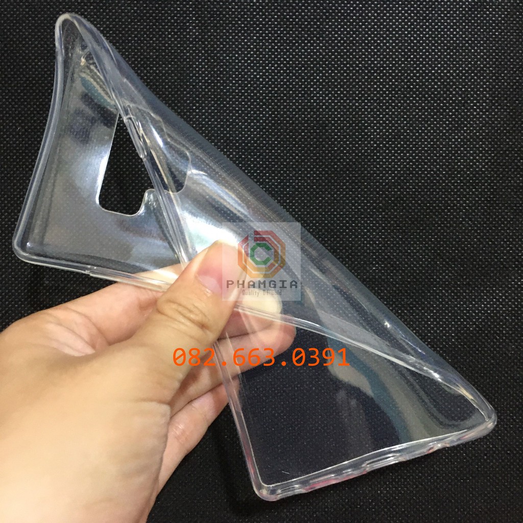 Ốp lưng Samsung Note 9 dẻo trong bảo vệ cam bền đẹp