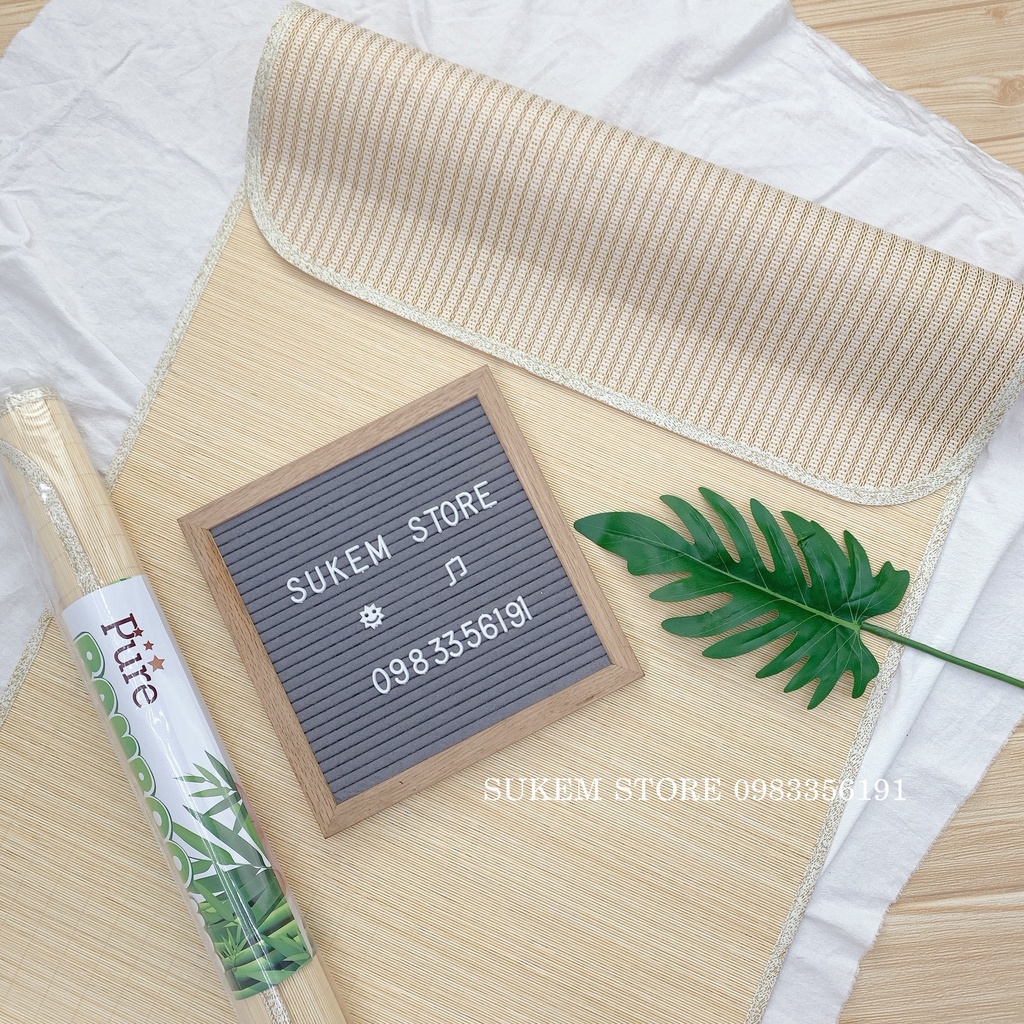 Chiếu Tre/ Chiếu Trúc Bambo Cao Cấp Nằm Hè Cho Bé