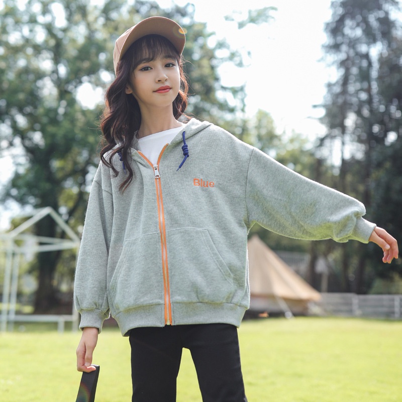 AK54 Size110-160 (15-40kg) Áo khoác bé gái (thun gân cực đẹp) Thời trang trẻ Em hàng quảng châu