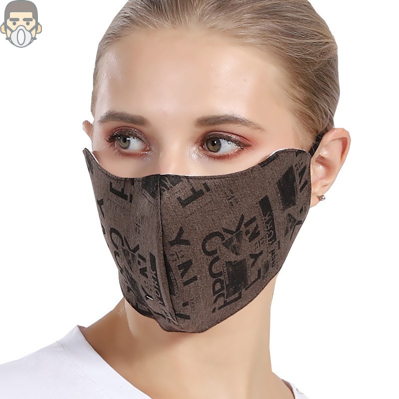 Khẩu trang che kín mặt bảo vệ mắt cổ điển vải mềm mịn ôm tai 5D cho người lớn lịch sự | BigBuy360 - bigbuy360.vn