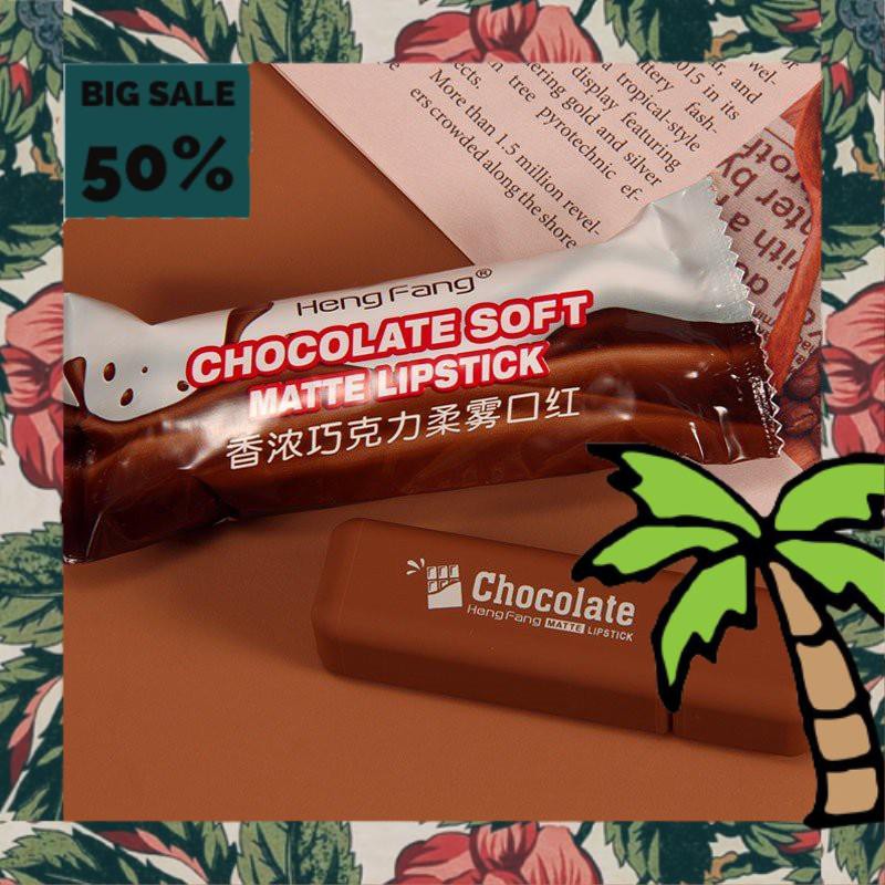 💄Son Sáp Lì Chocolate Snack 9422 HENGFANG Matte Lipstick Chính Hãng Nội Địa
