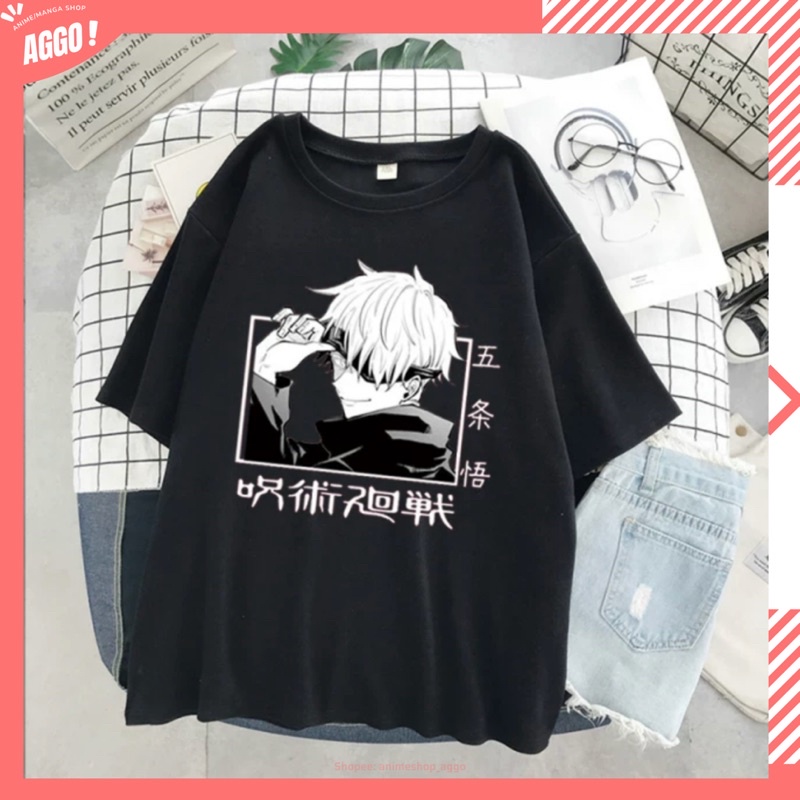 Áo Thun In Hình anime Jujutsu Kaisen - Gojo Satoru Nam Nữ Đủ Size giá rẻ