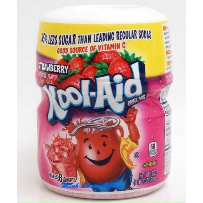 BỘT PHA NƯỚC TRÁI CÂY KOOL AID MỸ 538g