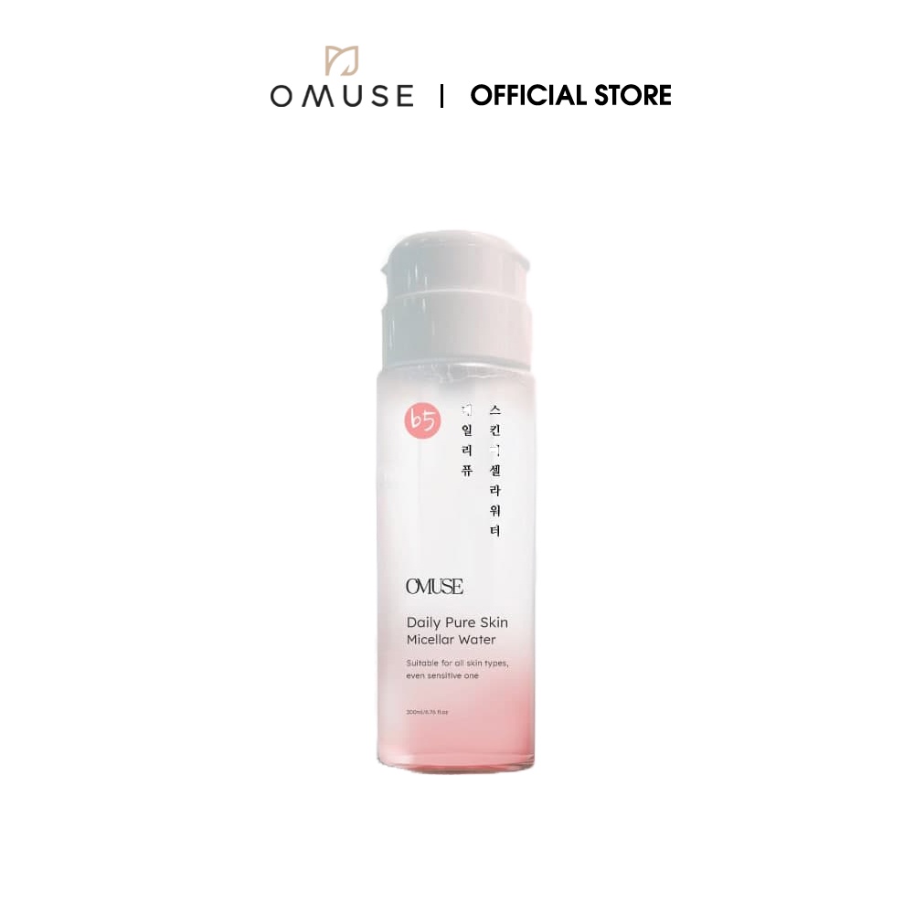 Nước tẩy trang làm sạch sâu, nhẹ dịu cho mọi loại da OMUSE - Daily Pure Skin Micellar Water 200ml