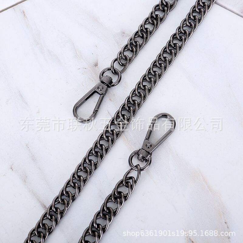 Dây Xích Túi Xách Chuỗi Dẹp 10mm Có Móc Càng Cua - LoanTay